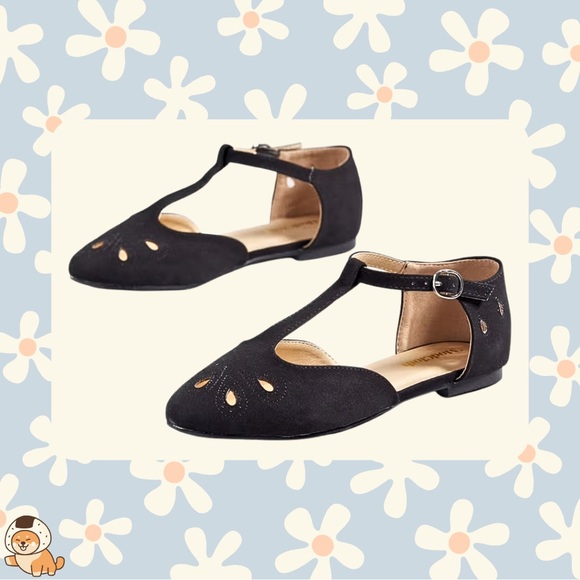 ModCloth The Zest Is History T-Strap Flats, Navy, Sz 8.5 - Picture 2 of 12